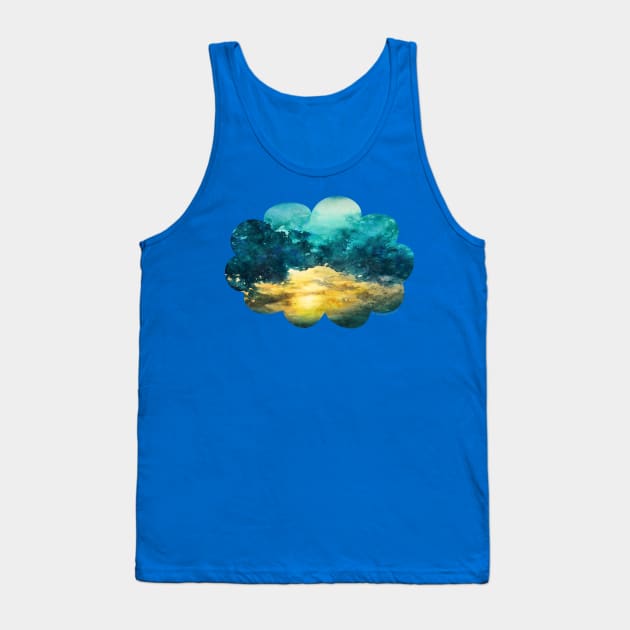 Watercolor Sky No 3 Tank Top by KKmiecik_ART